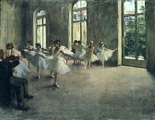 Edgar Degas The Rehearsal Norge oil painting art